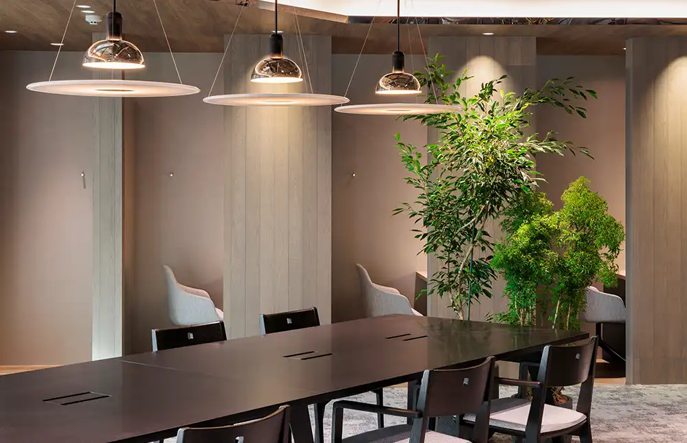 半個室の集中ブース